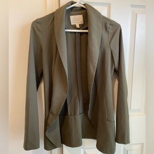Dynamite army green blazer